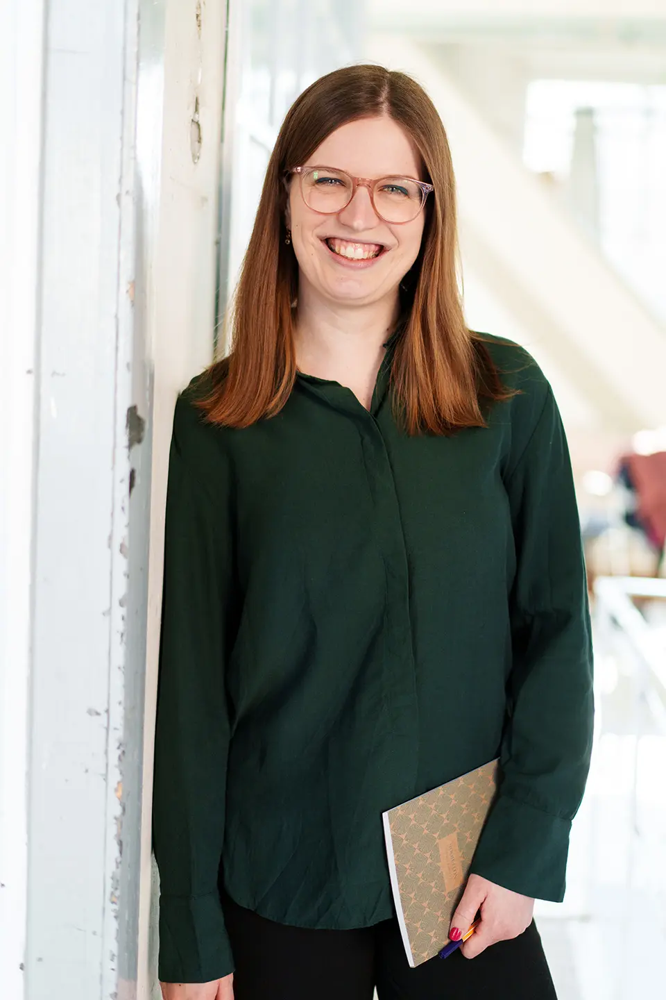 Saskia Fernandes im Workshop f&uuml;r ein Unternehmen
